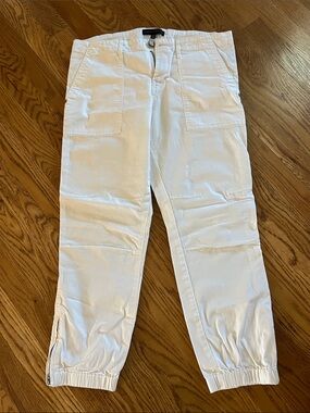 Sanctuary White Cargo Jogger Pants